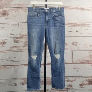 FRAME DENIM Le Beau Jeans Cleo Rips Size 27